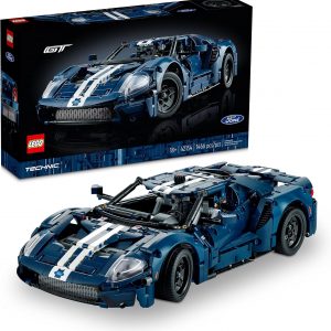 LEGO Technic 2022 Ford GT - Juego de construcción para adultos, kit coleccionable con características auténticas, a escala 1:12 en adelante, regalos para hombres y mujeres, para exhibir como dormitorio o decoración del hogar - 42154