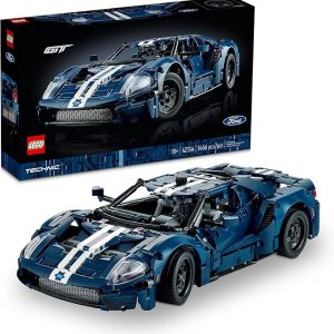LEGO Technic 2022 Ford GT - Juego de construcción para adultos, kit coleccionable con características auténticas, a escala 1:12 en adelante, regalos para hombres y mujeres, para exhibir como dormitorio o decoración del hogar - 42154