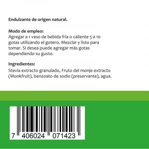🌿 Stevia & Monkfruit D natura® | 30 mL (Endulzante natural · Glucosa · Estilo de vida saludable) 📦 Contenido: 30 mL ⭐ Endulzante natural sin calorías que combina estevia y fruto del monje, ideal para disfrutar dulzura sin afectar la glucosa ni el metabolismo.