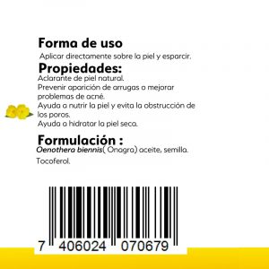 🌿 Onagra D’natura® | 30 mL (Hormonas · Piel · Inflamación · Bienestar femenino) ⭐ Aceite vegetal rico en ácido gamma-linolénico (GLA) que apoya el equilibrio hormonal, la salud de la piel y la modulación de la inflamación.