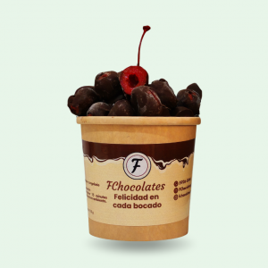 Cerezas chocolate oscuro
