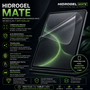 Protector De Pantalla Hidrogel Mate Para Apple iPad Pro 12.9" (M2)