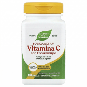 🍊 Vitamina C 1,000 mg con Rosa Mosqueta Nature’s Way | 100 cápsulas (Inmunidad · Alta potencia · Antioxidante) 📦 Contenido: 100 cápsulas ⭐ Fórmula de ALTA POTENCIA diseñada para reforzar tus defensas, proteger tus células y elevar tu energía diariamente.