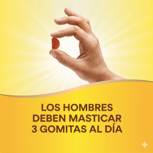 🌿 Alive!® Multivitamínico para Hombre en Gomitas (Gomitas multivitamínicas con licopeno · Energía, defensas y salud masculina) ✨ Nutrición diaria completa diseñada especialmente para hombres.