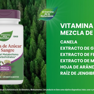 🌿 Regulador de Azúcar Blood Sugar Manager Nature’s Way® | 90 cápsulas (Glucosa · Metabolismo · Antojos · Salud cardiovascular) ⭐ Fórmula avanzada con extractos herbales y micronutrientes que apoya el equilibrio de la glucosa, mejora la sensibilidad a la insulina y contribuye al metabolismo saludable.