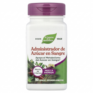 🌿 Regulador de Azúcar Blood Sugar Manager Nature’s Way® | 90 cápsulas (Glucosa · Metabolismo · Antojos · Salud cardiovascular) ⭐ Fórmula avanzada con extractos herbales y micronutrientes que apoya el equilibrio de la glucosa, mejora la sensibilidad a la insulina y contribuye al metabolismo saludable.