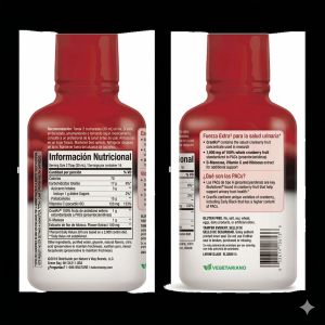 🍒💧 Arándano Líquido CranRx® | 16 oz (Salud urinaria · Prevención intensiva · Fórmula avanzada) 💰 Precio: Q. 411.00 📦 Contenido: 16 onzas ⭐ Fórmula líquida de alta potencia con arándano, D-manosa, hibisco y vitamina C para una protección urinaria más completa y de rápida absorción.