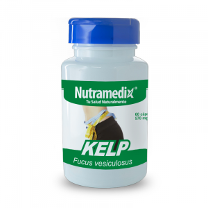 🌊 Kelp 570 mg Nutramedix® (Metabolismo · Tiroides · Minerales marinos) 📦 Contenido: 60 cápsulas ⭐ Fuente natural de yodo y minerales marinos que apoyan la función tiroidea, el metabolismo y el equilibrio nutricional.