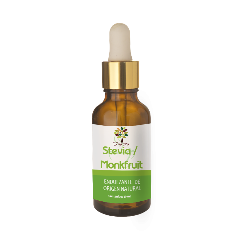 🌿 Stevia & Monkfruit D natura® | 30 mL (Endulzante natural · Glucosa · Estilo de vida saludable) 📦 Contenido: 30 mL ⭐ Endulzante natural sin calorías que combina estevia y fruto del monje, ideal para disfrutar dulzura sin afectar la glucosa ni el metabolismo.