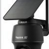 Cámaras de seguridad solar 4K inalámbricas para exteriores, inclinación panorámica de 360°, visión nocturna a color de 8 MP, Wi-Fi 6 de 2.4/5 GHz, sin tarifa mensual, compatible con concentradores domésticos, panel solar Argus PT 4K+ 3W (negro)