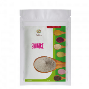 🌿 Hongo Shiitake D’natura | 150 g (Inmunidad · Colesterol · Digestión · Antioxidante) ⭐ Hongo medicinal rico en lentinano que fortalece el sistema inmune, apoya la salud cardiovascular y contribuye al equilibrio digestivo.