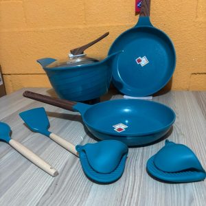 Bateria Cocina Antihadererent Marmol