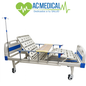 Camilla hospitalaria de 2 movimientos manual