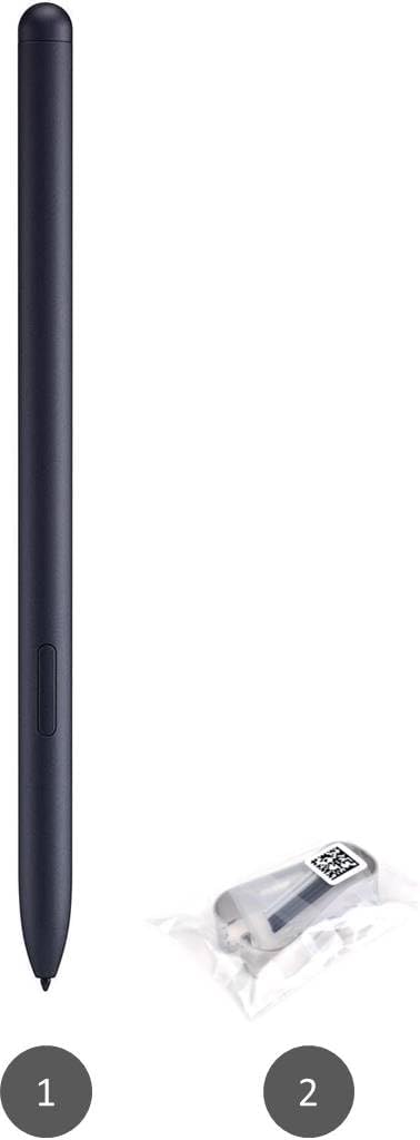 Book 360 S Pen Reemplazo para portátil Samsung Galaxy Book Pro 360 todas las versiones (Book Pro 360 | Book2 Pro 360 | Book3 Pro 360 | Book3 Pro 360 | Book3 360) Lápiz táctil con puntas (negro)