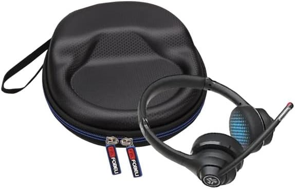 FBLFOBELI Hard Carrying Case Compatible with JLab Go Work Gen 2/JLab Studio Wireless On-Ear Headphones, Office Headset Protective Shockproof Storage Bag
