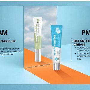 Crema Belani Fordyce – Ayuda a reducir las manchas de Fordyce, cuidado labial hidratante diario para labios secos, agrietados y sensibles a la oscuridad con aceite de girasol, extracto de loto y manteca de karité (0.7 onzas)