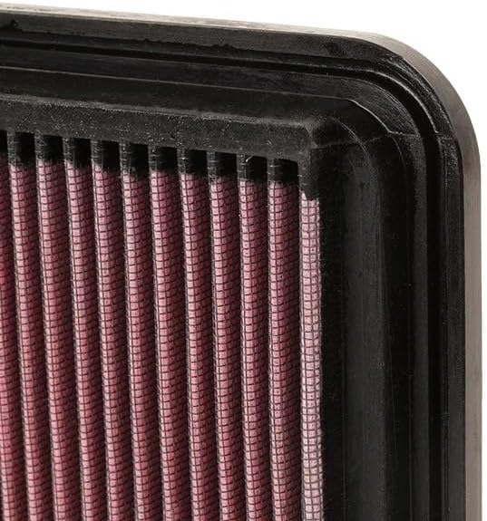 K&N Filtro de aire de alto flujo original de por vida para motor: Aumenta la potencia: Premium, lavable: Compatible con Mazda 2005-2015: MX-5, 33-2335