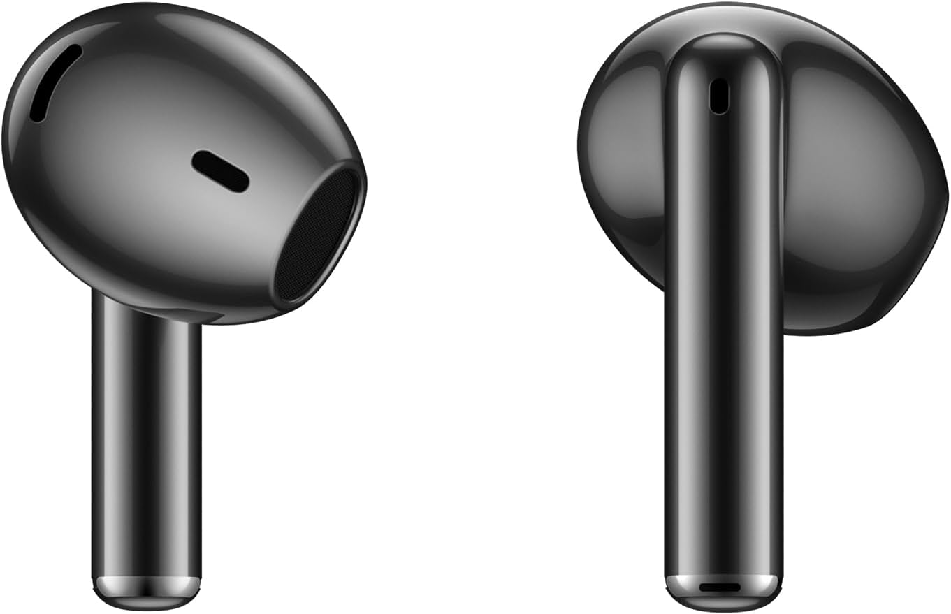 Lenovo E310 True Wireless Stereo Earbuds Bluetooth 5.3 ENC Noise-Cancelling Ear Buds with 13mm Speaker Type-C Charging 20h Battery Life for Music Calls Comfortable Fit Wireless Earbuds - Black
