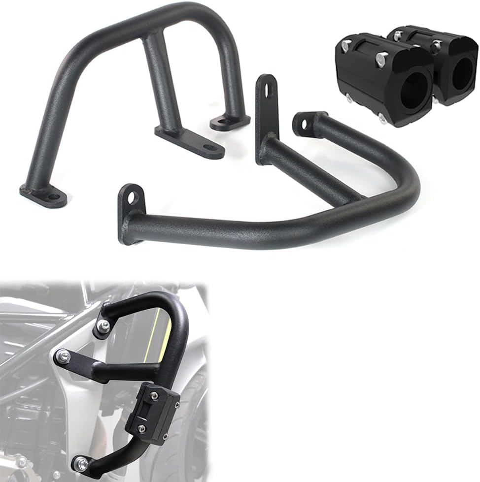 Protector de motor de carretera compatible con Husqvarna Vitpilen/Svartpilen 401 2018-2023 Protector de parachoques de barra de motor de motocicleta