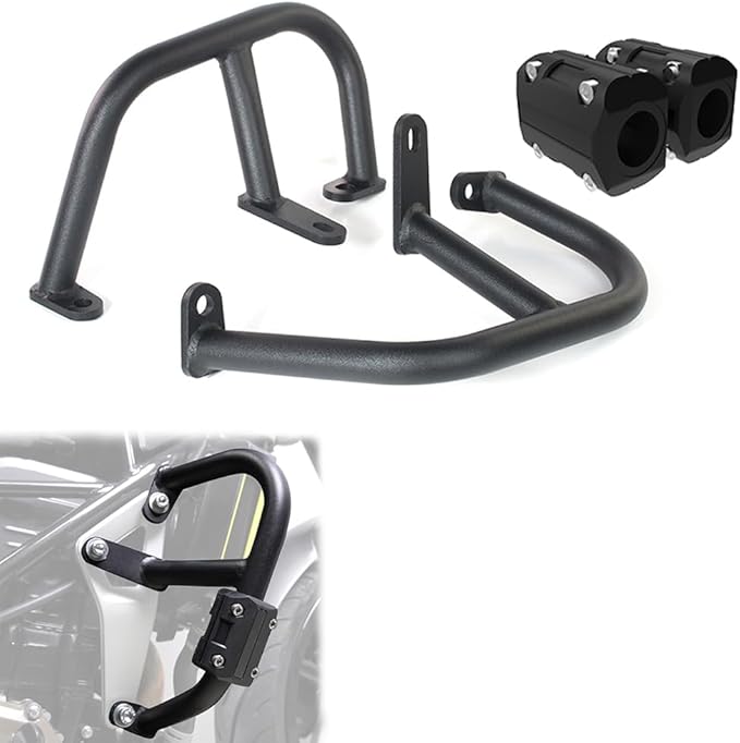 Protector de motor de carretera compatible con Husqvarna Vitpilen/Svartpilen 401 2018-2023 Protector de parachoques de barra de motor de motocicleta
