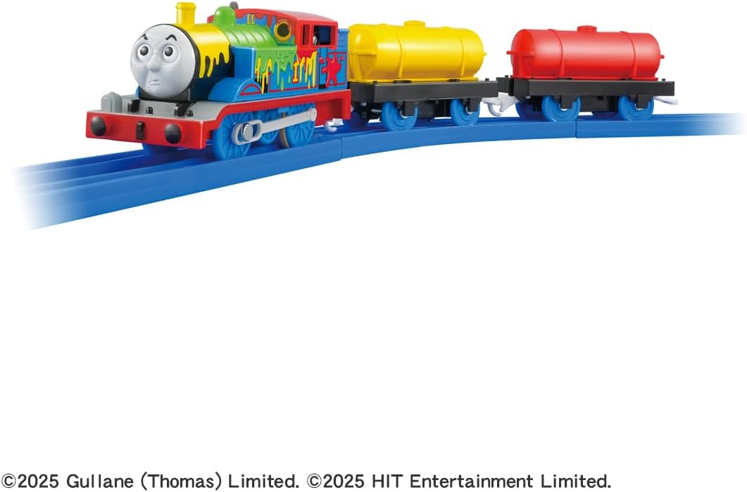 Takara Tomy Plarail Thomas TS-18 Plarail Paint Thomas, Train Toy, Ages 3 and Up