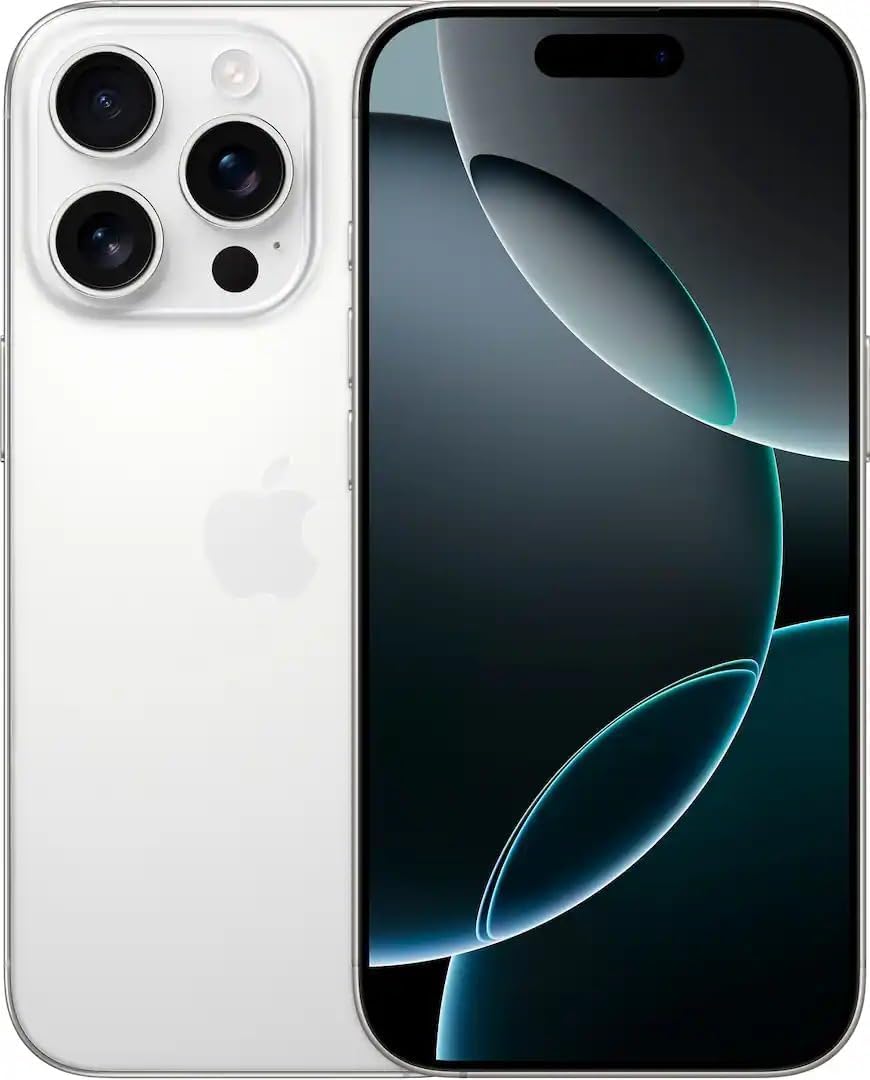 Apple iPhone 16 Pro, 256 GB, titanio blanco - desbloqueado (reacondicionado)