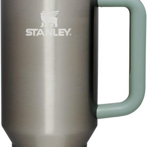 STANLEY Quencher H2.0 FlowState - Vaso térmico de acero inoxidable con aislamiento al vacío, vaso con tapa y pajita para agua, té o café helado, batido y más