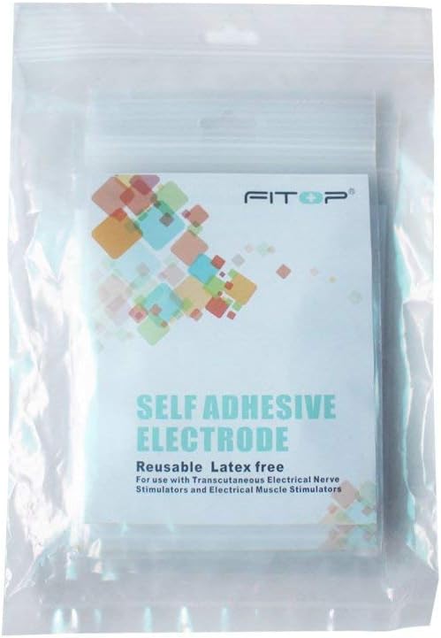 FITOP PHYTOP Tens Replacement Pads 20pcs Universal 3.5mm Snap Electrodes Size 2x2