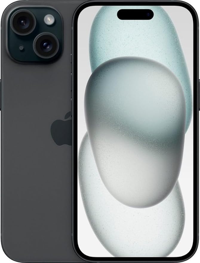 Apple iPhone 15 Plus, 128 GB, negro, desbloqueado (reacondicionado)