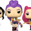 Funko Pop! Kpop Demon Hunters - Set of 3 Huntr/x - Rumi, Mira and Zoey Vinyl Figures Bundled with Box Protector
