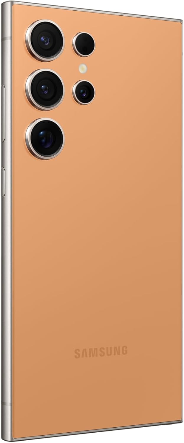 Samsung Galaxy S24 Ultra 5G, US Version, 512GB, Titanium Orange - Unlocked (Renewed)