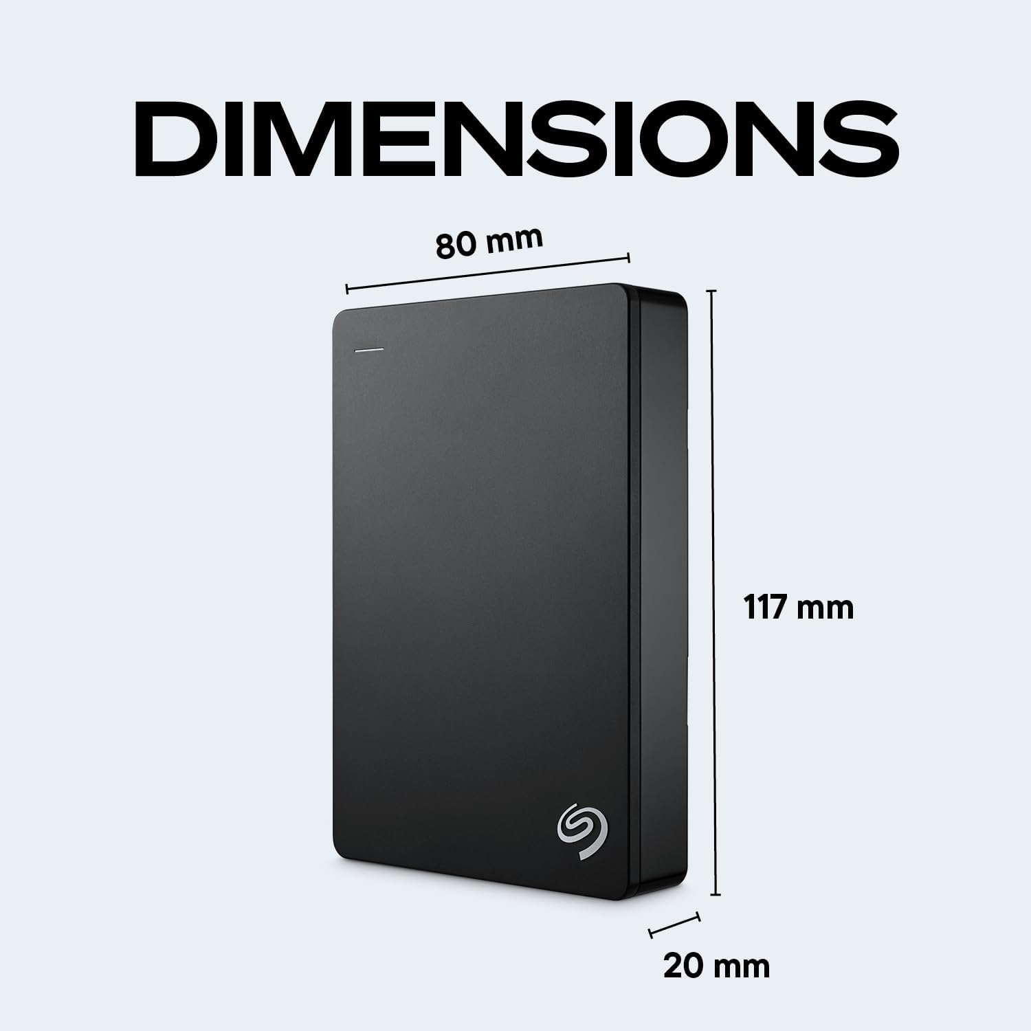 Seagate Portable 4TB External Hard Drive HDD – USB 3.0 for PC, Mac, Xbox, & PlayStation - 1-Year Rescue Service (SRD0NF1)