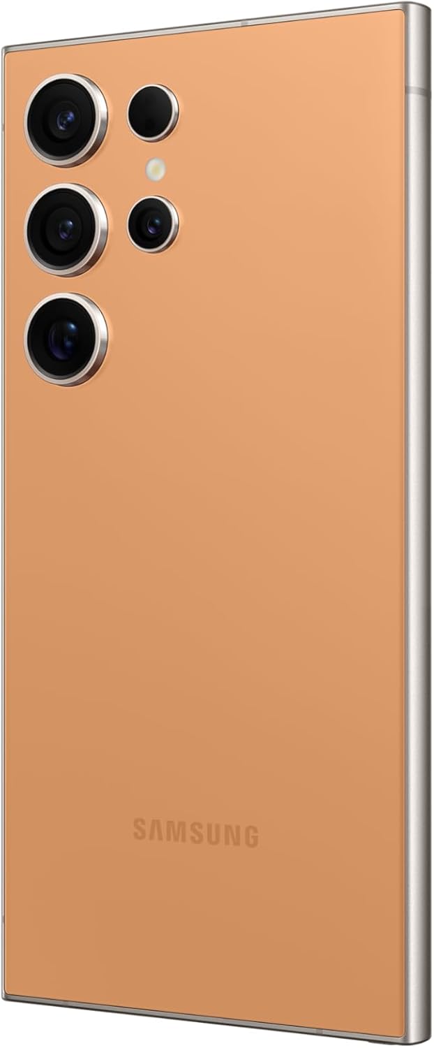 Samsung Galaxy S24 Ultra 5G, US Version, 512GB, Titanium Orange - Unlocked (Renewed)