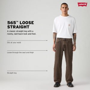 Levi's Mens 565 Loose Straight Jeans