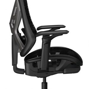 COUGAR Speeder Ergonomic Mesh Chair, Chenille Yarns mesh Fabric, 3D armrest, Adjustable Headrest/Backrest Height/Lumbar Support/Sliding seat, Retractable footrest, Wire Control Mechanism