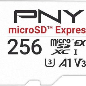 PNY microSD Express 256GB UHS-I U3 V30 A1 microSDXC Flash Memory Card, up to 890 Read & up to 750 Write, Ideal for microSD Express Compatible Devices Like Nintendo Switch 2