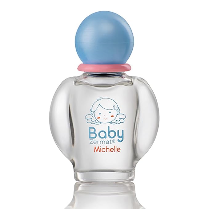 Zermat Baby Michelle - Perfume unisex de colonia para bebé, fórmula suave hipoalergénica y sin parabenos, aromas florales suaves de larga duración con violetas, jazmín y maderas claras, 2.2 onzas líquidas
