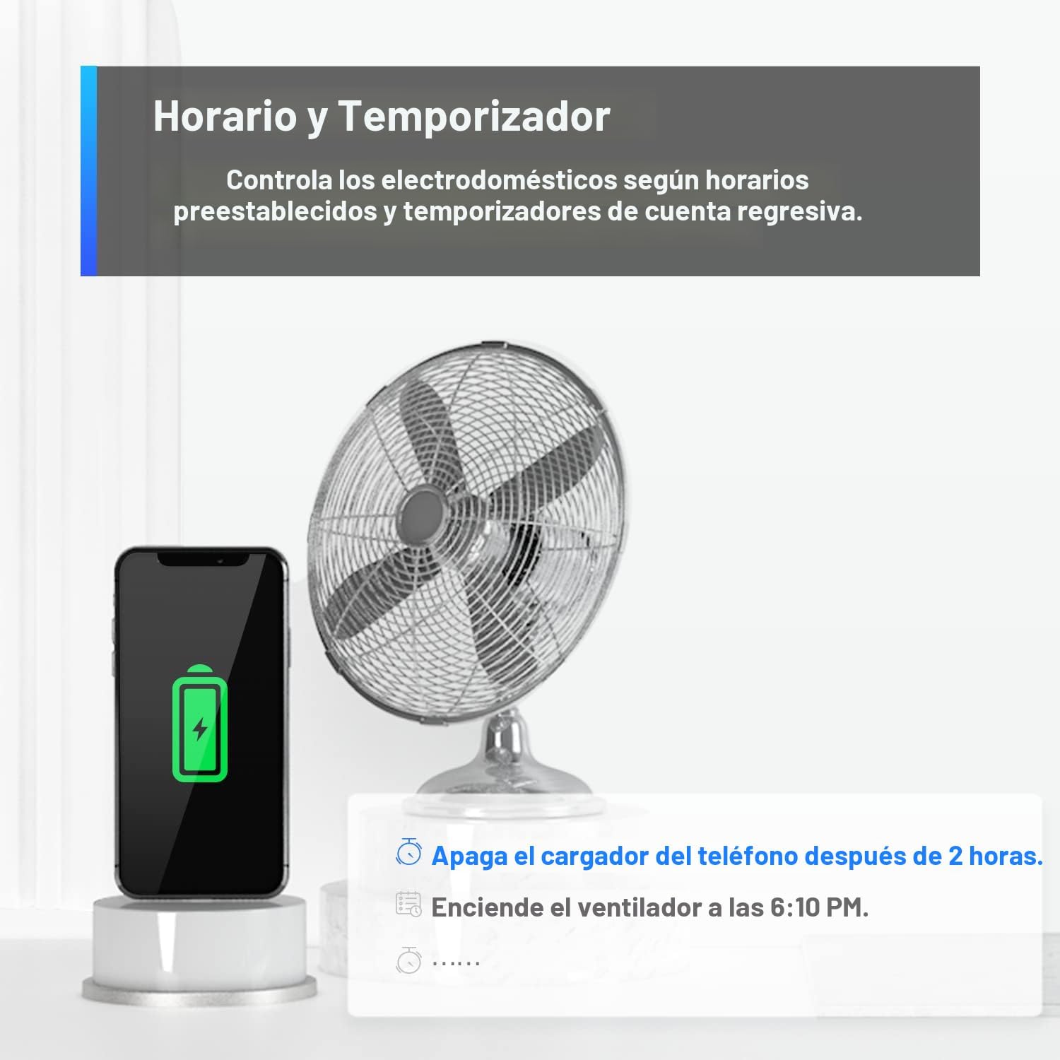 TP-Link Tapo Enchufe Inteligente Mini Compatible con Matter, Diseño Compacto, 15A/1800W Máx., Configuración Súper Fácil, Funciona con Apple Home, Alexa y Google Home, Certificado UL, Solo Wi-Fi 2.4G