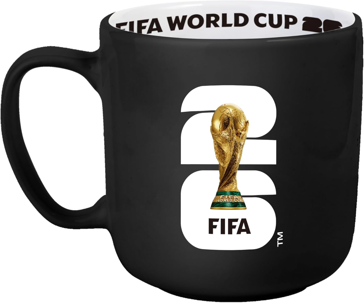 FIFA World Cup 2026 15oz Stripe Mug – Durable Ceramic Drinkware With Iconic Stripe Look – Ideal Gift For Soccer Fans & Collectors