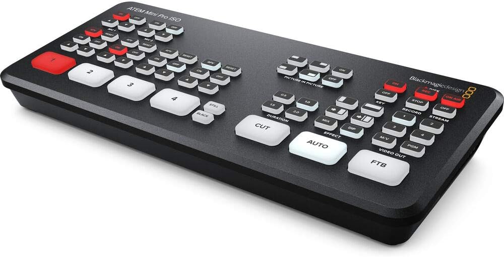 Blackmagic Design ATEM Mini Pro ISO, conmutador HDMI de producción en vivo (SWATEMMINIBPRISO)