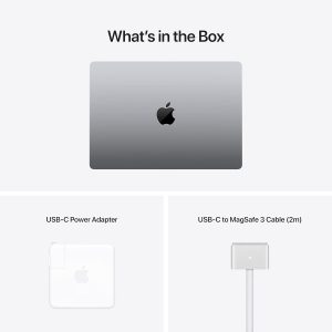 Apple MacBook Pro 2021 con chip Apple M1 Pro, 14 pulgadas, 32 GB de RAM, almacenamiento SSD de 1 TB, gris espacial (renovado)