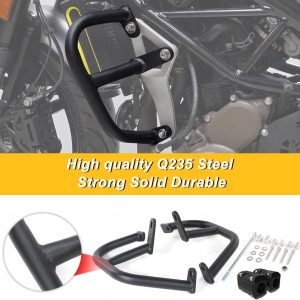 Protector de motor de carretera compatible con Husqvarna Vitpilen/Svartpilen 401 2018-2023 Protector de parachoques de barra de motor de motocicleta