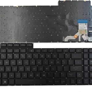 Teclado de repuesto para portátil Asus ROG Strix G18 G814 G814J G814JI G814JV / Strix Scar 18 G834 G834J G834JY G834JZ Series Laptop US Negro con retroiluminación RGB por tecla