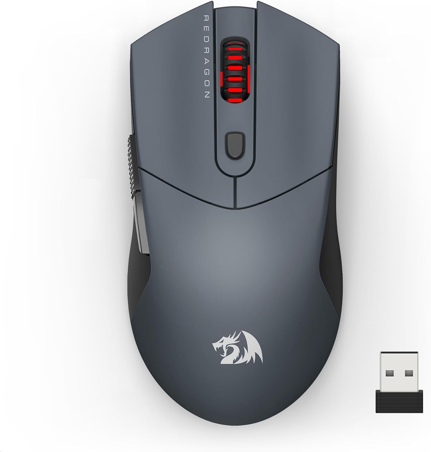 Redragon Wireless Gaming Mouse, Ultra-Light 26K DPI Gaming Mouse Tri-Mode Bluetooth Mouse Ergonomic Natural Grip Build, Full Programmable Buttons, Software Supports DIY Keybinds