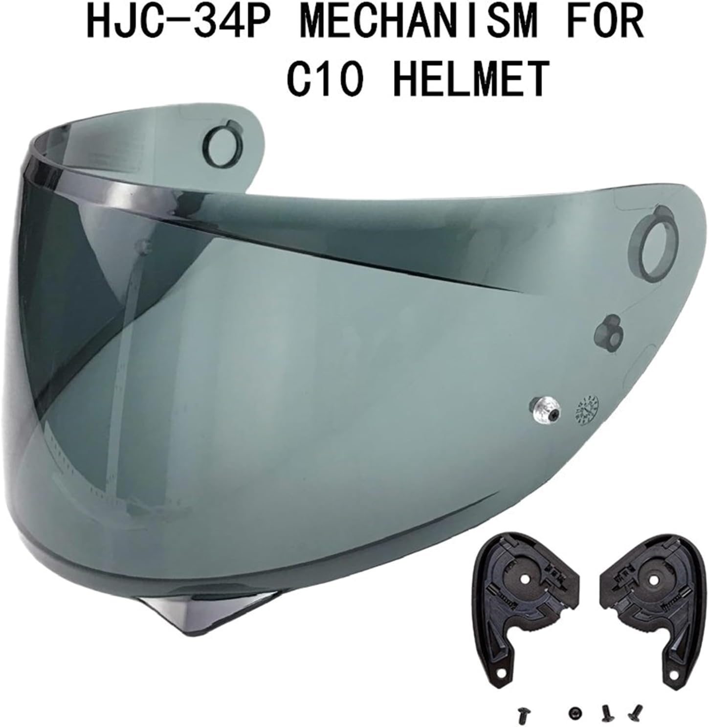 Helmet Visors Base, 2pcs 34p Visors Base for Hjc C10 Helmets, Fashion Motorcycle Helmets Bases Mount Adapter Secure Attachmen, Hjc Helmet Parts Replacement