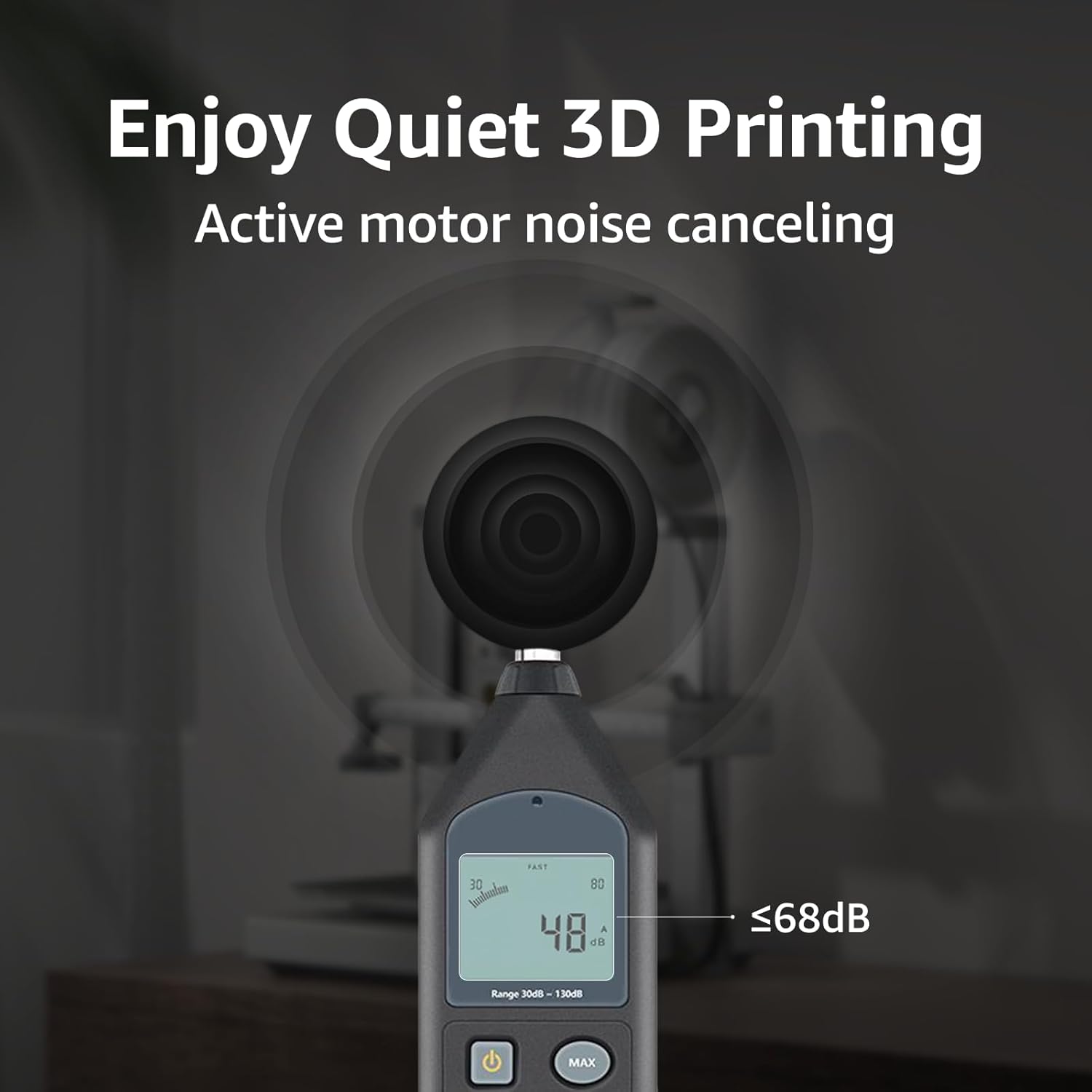 Bambu Lab A1 Combo + LED Lamp Kit, Support Multi-Color 3D Printing, High Speed & Precision, Full-Auto Calibration & Active Flow Rate Compensation, ≤48 dB Quiet FDM 3D Printers