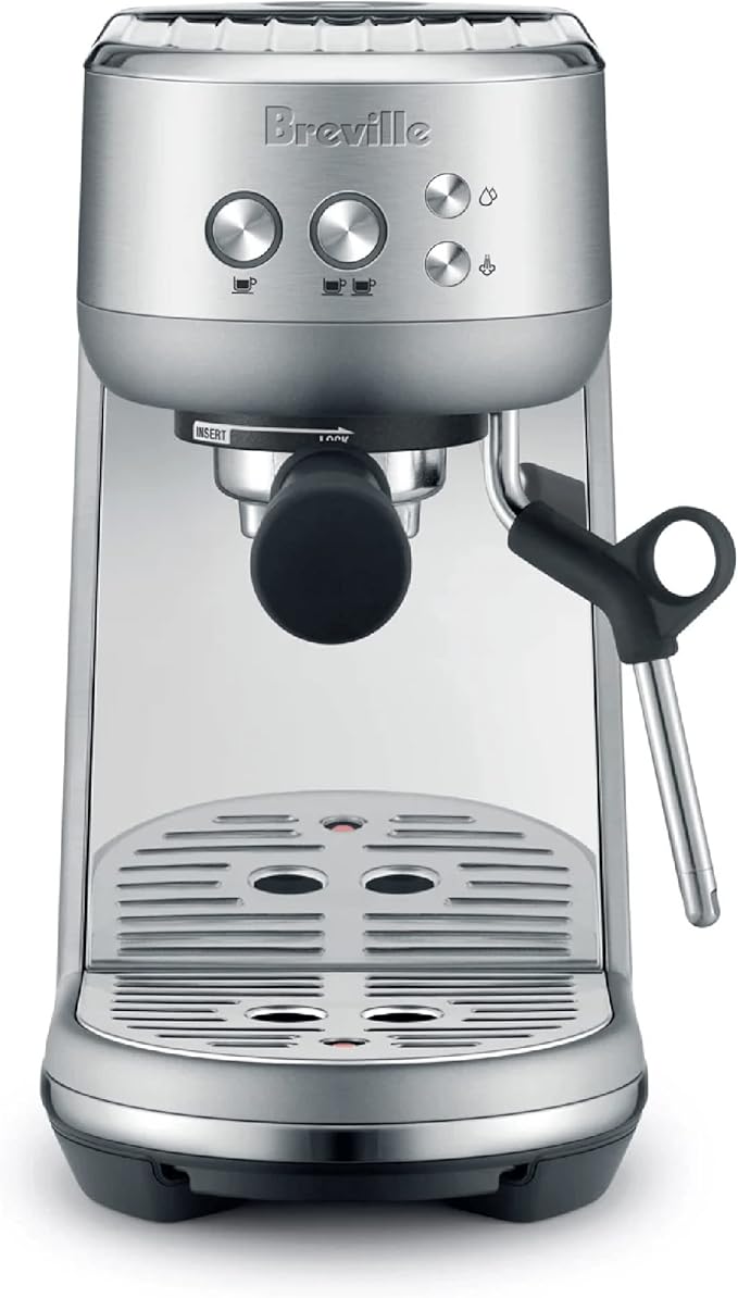 Breville Bambino BES450BSS, máquina de café expreso de acero inoxidable cepillado