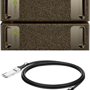 NVIDIA DGX Spark™ Paquete de 2 con cable - Supercomputadora de escritorio con IA personal - Desktop GB10 Grace Blackwell Chip