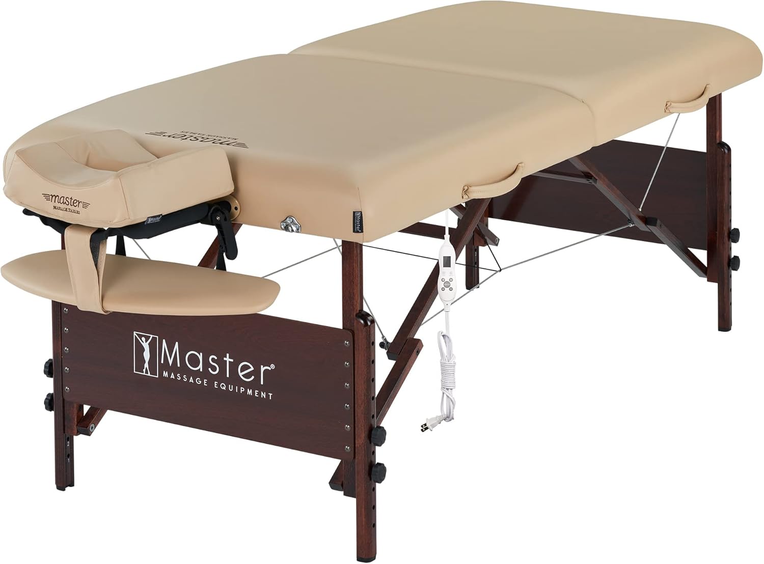 Master Massage 30" Del Ray Therma Top Portable Massage Table Package with Accessories- for Use as a Tattoo Bed, Lash Table
