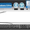 HP ProDesk 400 G4 Mini Desktop Computer PC, Intel Core 8th Gen i5-8500T 6 Core, 8 GB RAM, 256 GB SSD, DisplayPort, Keyboard and Mouse, Windows 11 Pro (Renewed)